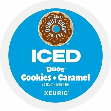 GREEN MOUNTAIN Coffee, Duos Cookies/Caramel, Medium Roast, K-Cup, 4PK GMT9881